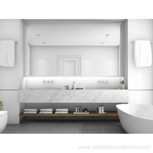 Italian Wall Hung Countertop Open Shelf Bathroom Vanities